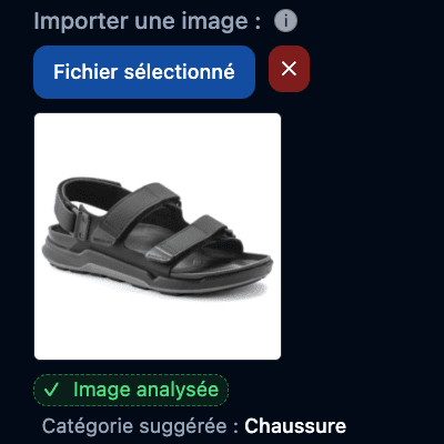 Importez votre image